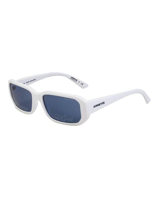 Arnette Blue White Resin Sunglasses for men