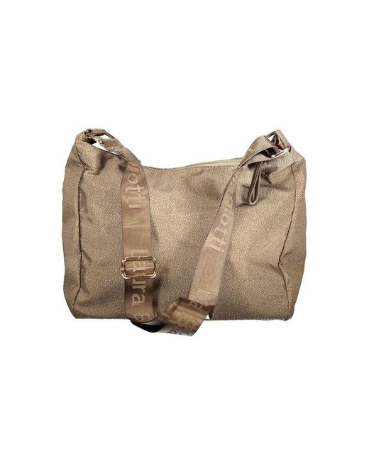 Laura Biagiotti Natural Beige Polyester Handbag
