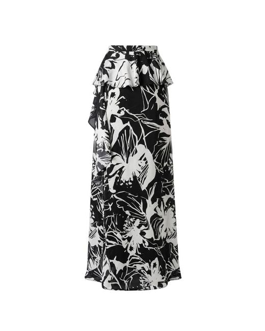 Trussardi Black Polyester Skirt