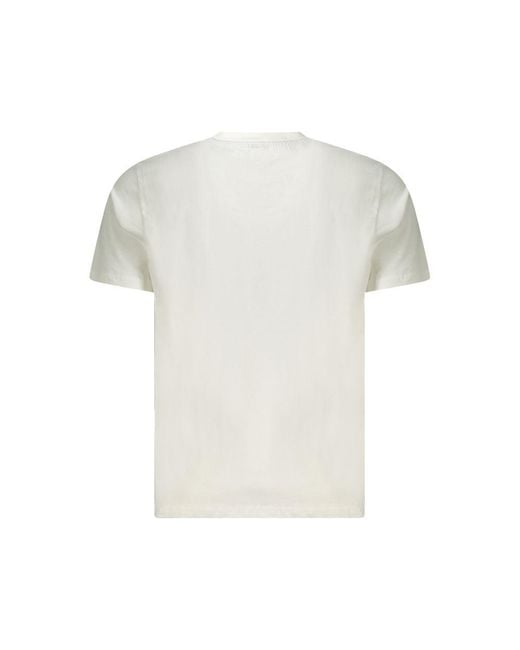 North Sails White Cotton T-Shirt for men