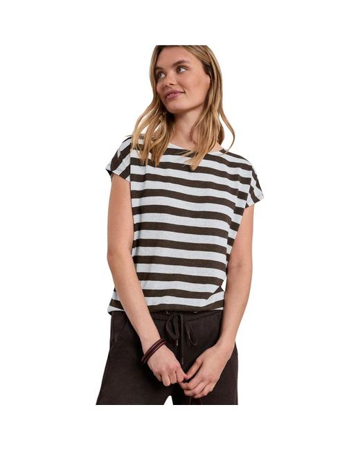 Street One Black Brown Polyester T