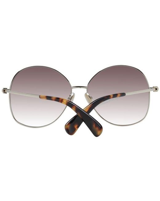 Max Mara Gray Gold Sunglasses