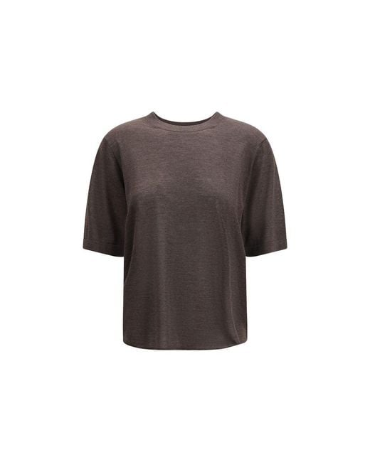 Loulou de Saison Brown Cashmere T