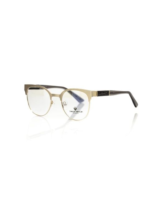 Frankie Morello Multicolor Geometric Chic Clubmaster Eyeglasses