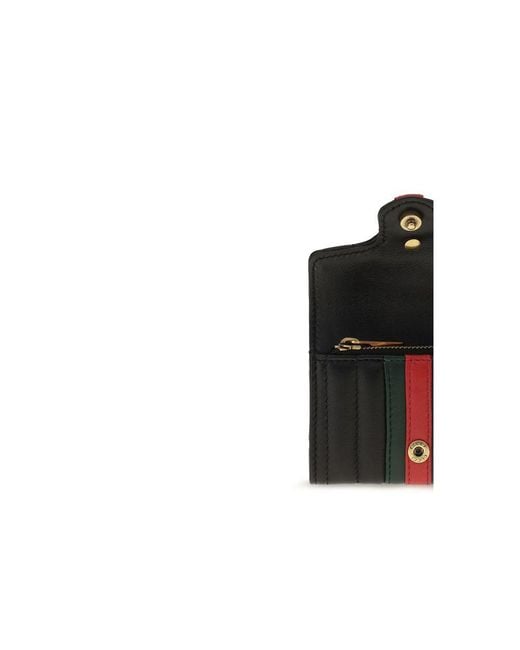 Gucci Black Calf Leather Bos Taurus Wallet