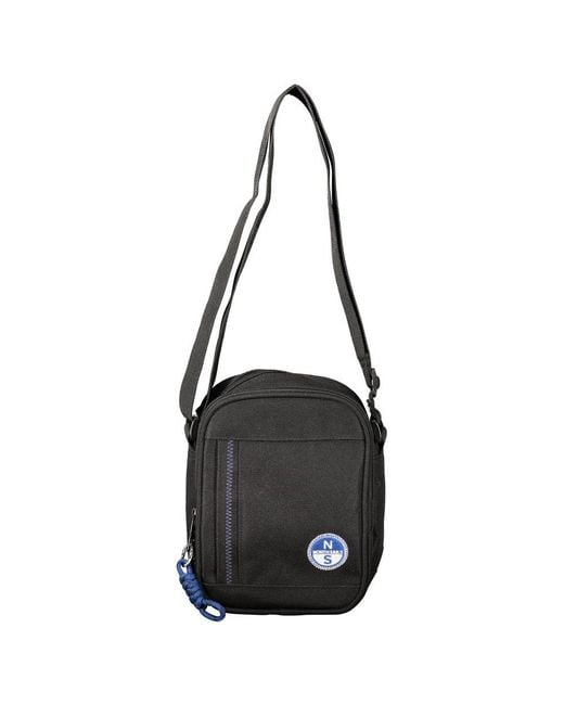 North Sails Black Polyester Men's Shoulder Bag for men
