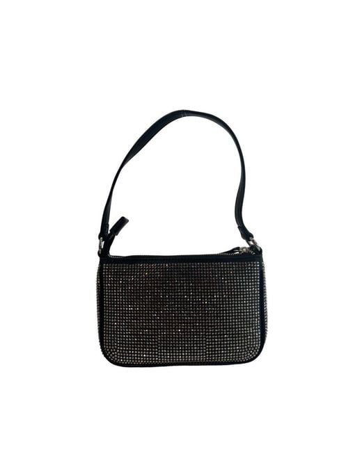 Twinset Black Purple Pu Shoulder Bag