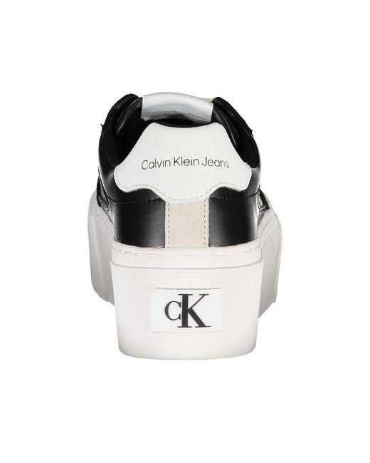 Calvin Klein Black Polyester Sneaker