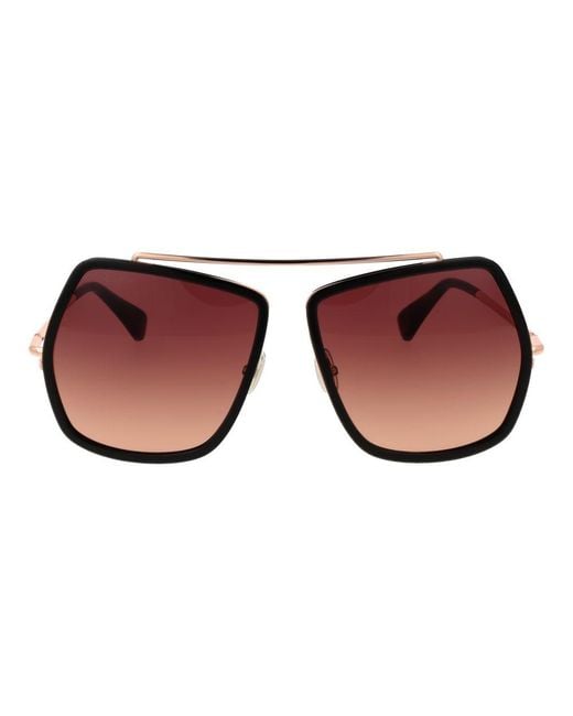 Max Mara Brown Sunglasses