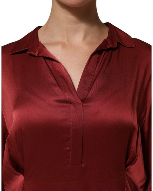 Fabiana Filippi Collared Aline Midi Dress