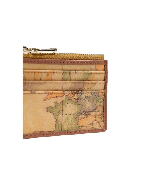 Alviero Martini 1A Classe Natural Beige Pvc Cardholder