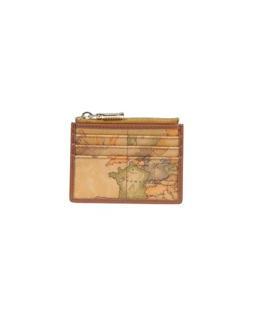 Alviero Martini 1A Classe Natural Beige Pvc Cardholder