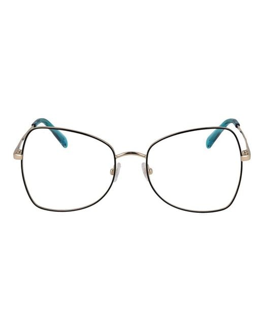 Emilio Pucci Metallic Black Metal Glasses (frames)