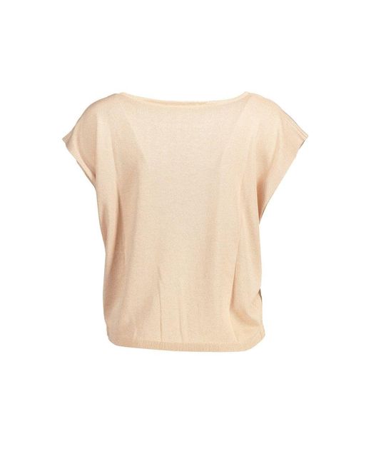 Kocca Natural Pink Polyester Tops & T