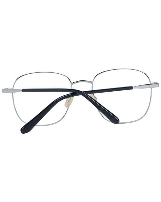 Sandro Metallic Black Stainless Steel Glasses (frames) for men