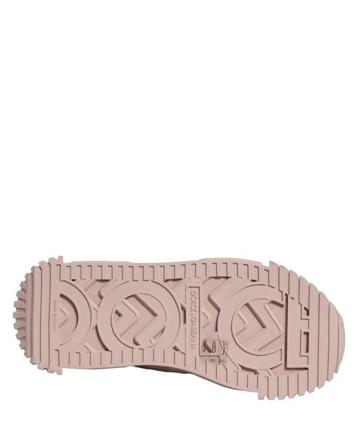 Dolce & Gabbana Pink Lace Ns1 Low Top Sneaker Sports Shoes