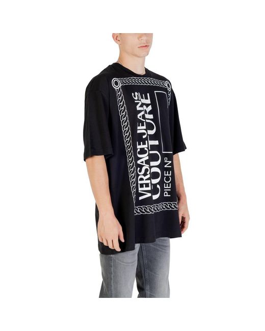 Versace Jeans Black Cotton T for men