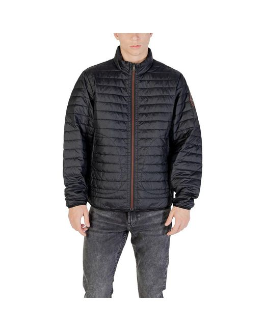 Napapijri Black Polyamide Jackets & Coat for men