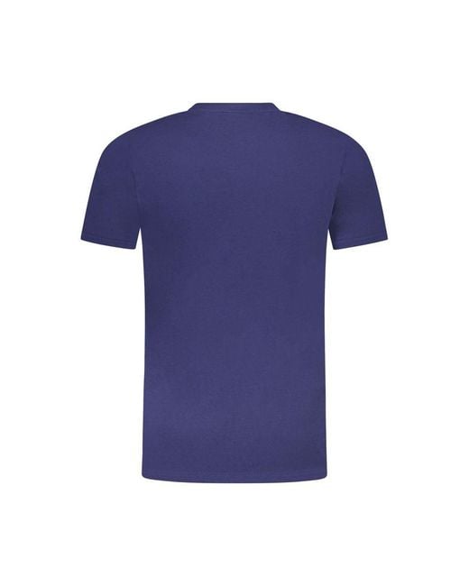 Roberto Cavalli Blue Cotton T-Shirt for men