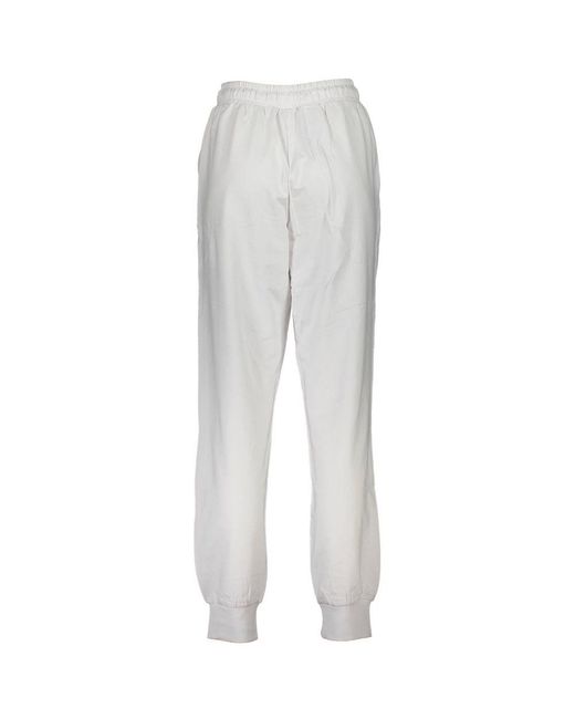 Fila Gray Bianco Cotton 's Sweatpant