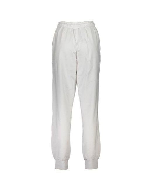 Fila Gray Bianco Cotton 's Sweatpant