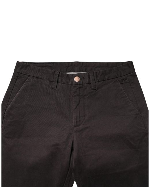 Sun 68 Black Dark Brown Cotton Stretch Skinny Mid Waist Men Trouser Pants for men