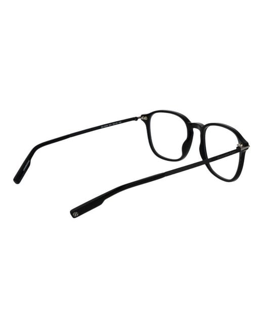 Zegna Black Acetate Glasses (Frames) for men