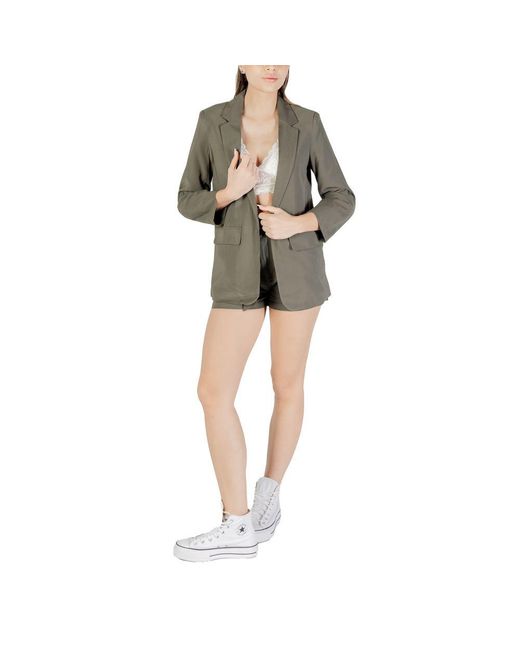 ONLY Green Viscose Blazer