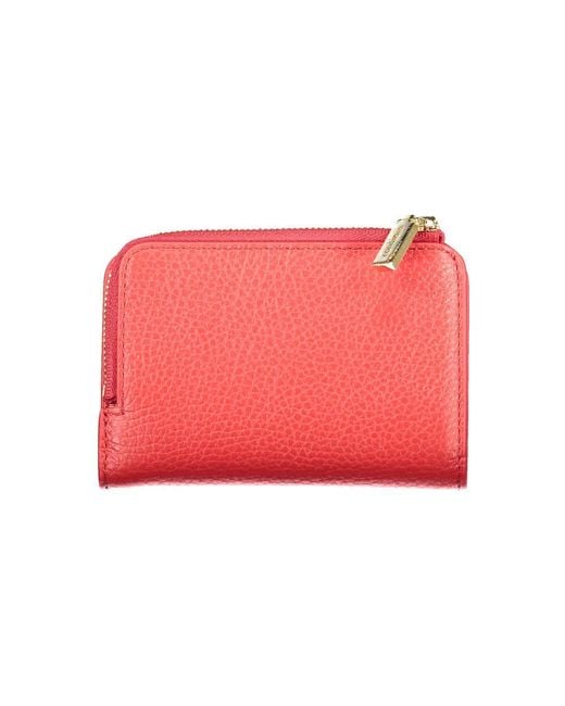 Coccinelle Red Rosso Leather Wallet
