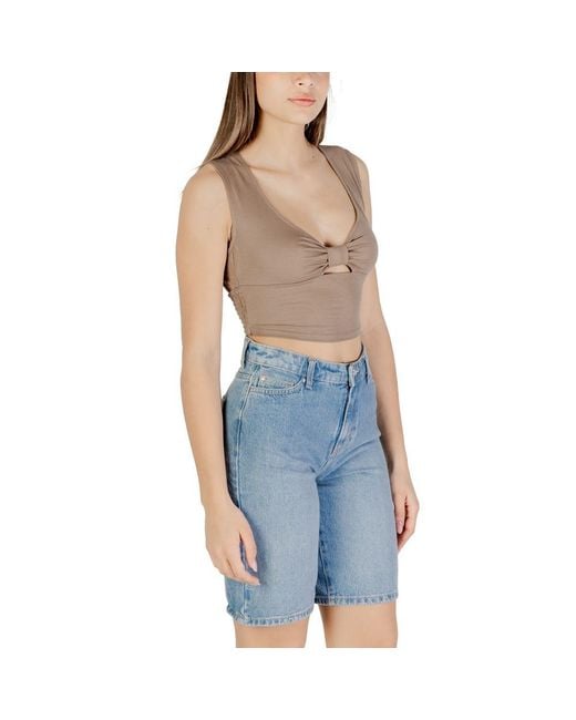 ONLY Blue Viscose Top