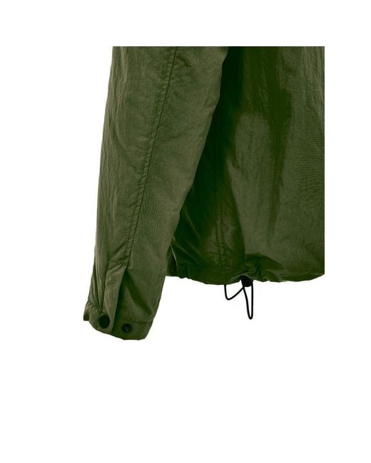 Paul & Shark Green Polyester Coat for men
