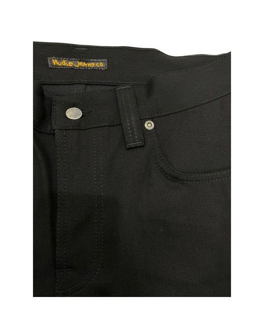 Nudie Jeans Blue Cotton Jeans for men