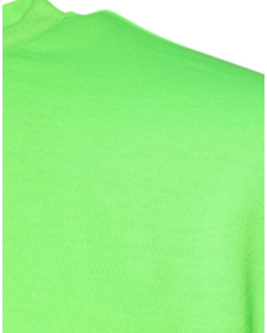Dolce & Gabbana Green Short Sleeve Crew Neck Tee for men