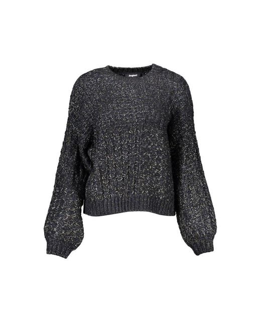 Desigual Black Acrylic Sweater