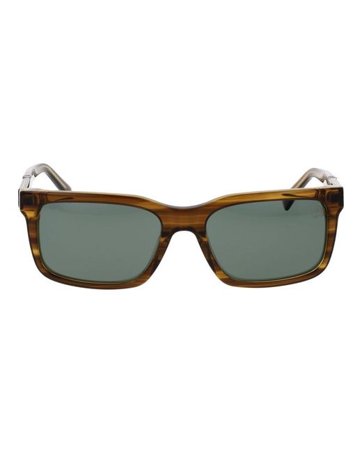 Timberland Green Plastic Sunglasses for men