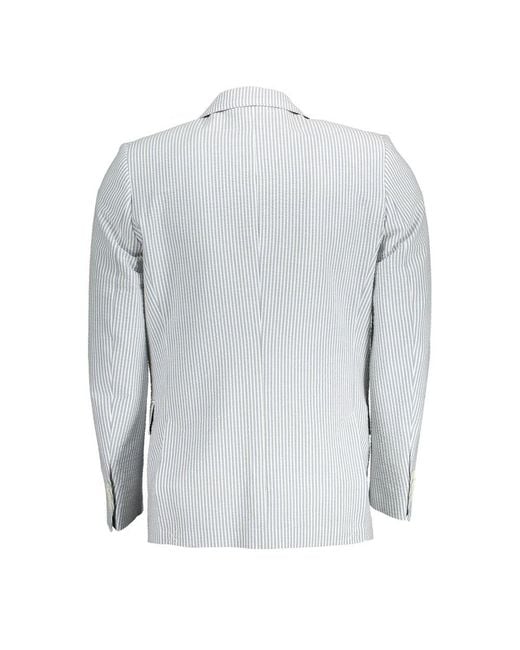 Gant Gray Cotone Jacket for men