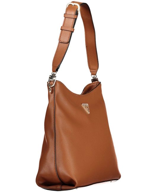Guess Brown Polyurethane Handbag