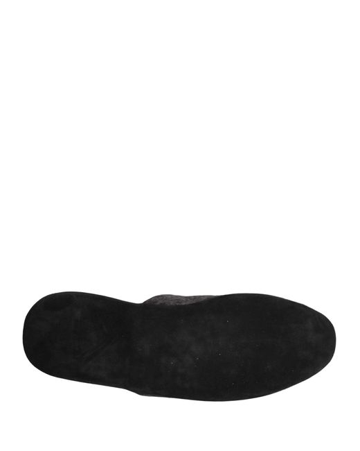 Dolce & Gabbana Multicolor Dark Grey Charcoal Wool Red Slippers Shoes for men