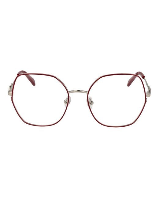 Emilio Pucci Metallic Multicolor Metal Glasses (frames)