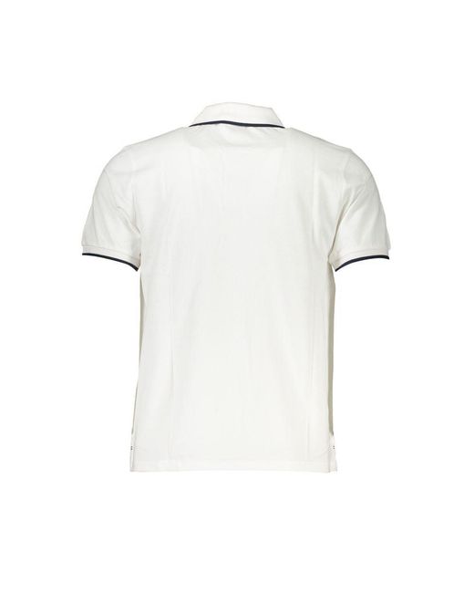 North Sails White Cotton Polo Shirt for men