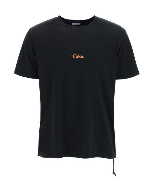 Ksubi Black 'Fake' T-Shirt for men