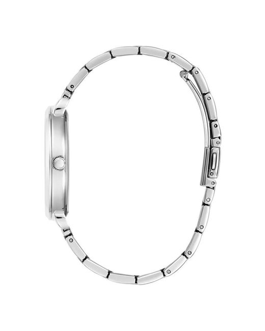 Guess Metallic Gray Stainless Steel Watch for men