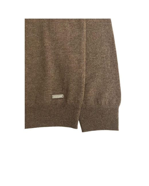 Baldinini Brown Cashmere Sweater for men