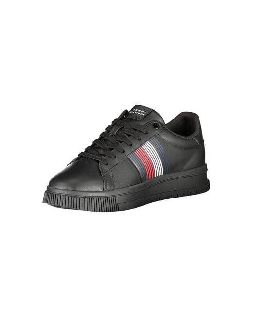 Tommy Hilfiger Black Supercup Lth Seasonal for men