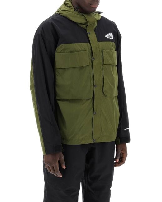 The North Face Green Tustin Windbreaker With Cargo Pockets for men