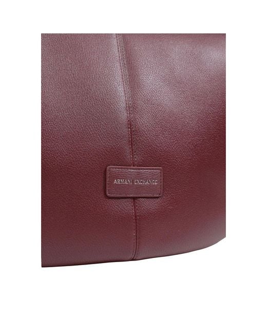 ARMANI EXCHANGE Purple Bordeaux Polyester Handbag
