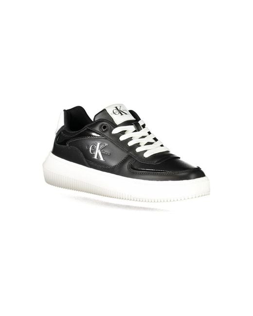 Calvin Klein Black Polyester Sneaker
