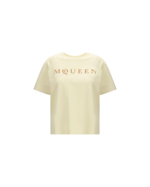 McQueen Natural Bicolor Cotton T