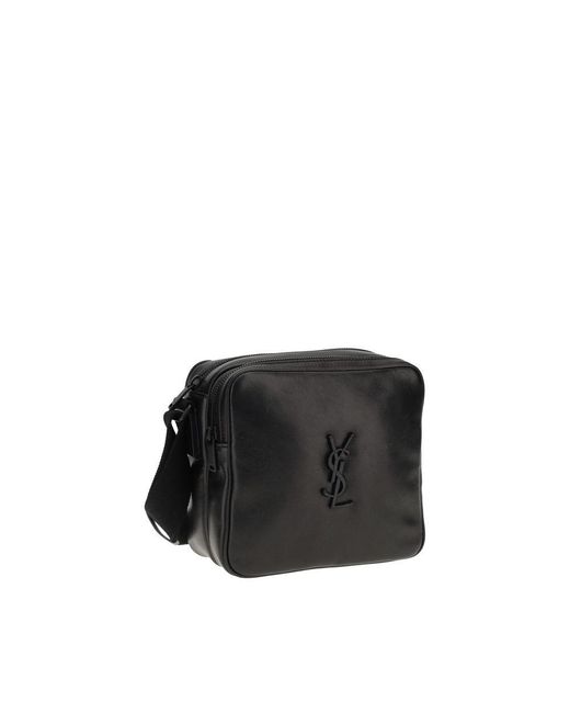 Saint Laurent Black Niki Cube Shoulder Bag for men