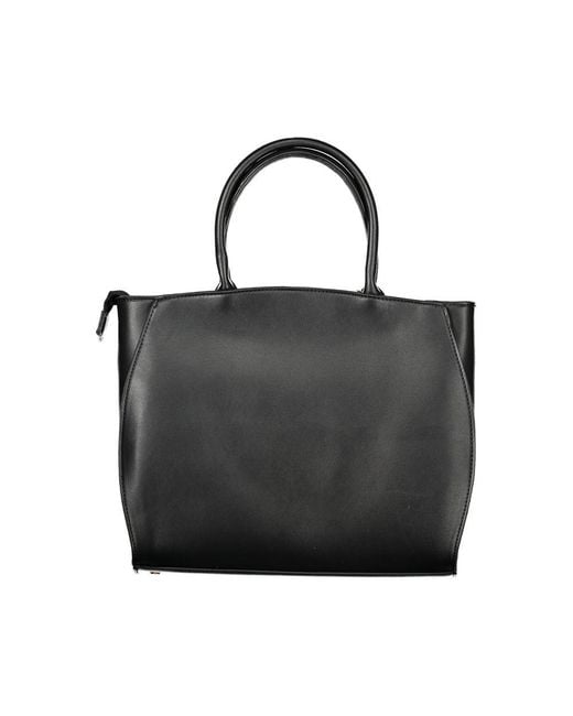 Laura Biagiotti Black Nero Pvc Handbag